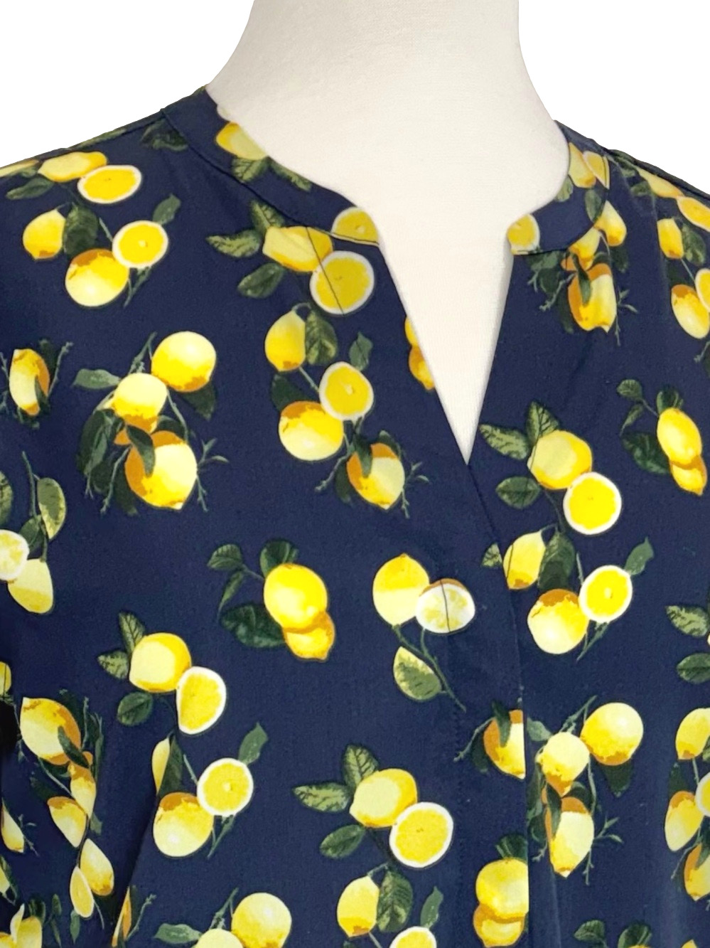 Jasmine & Juliana navy lemon shirt